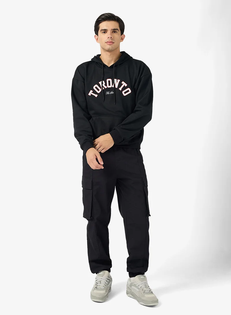 سفنتي فايف Front Graphic Hoodie