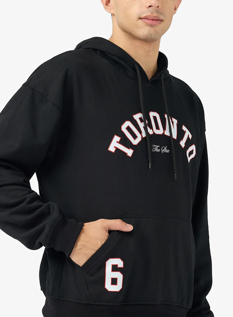 سفنتي فايف Front Graphic Hoodie