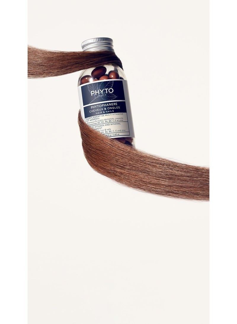 PHYTO Phytophanere Hair & Nail Vitamins – Pack of 2 | Biotin, Zinc, B6, B8 & Borage Oil | Strength, Growth & Volume Support - Image 5