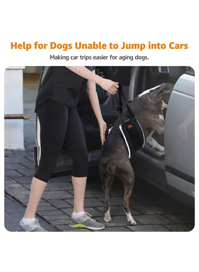 LOOBANI Portable Dog Sling for Back Legs, Hip Support Harness to Help Lift Dogs Rear for Canine Aid and Old K9 Cruciate Ligament Rehabilitation (Large) - Image 3