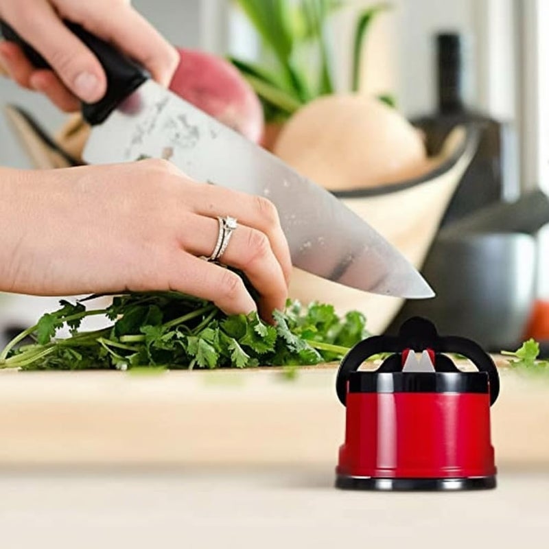 SYOSI Knife Sharpener - Kitchen Knife Sharpeners - Pocket Knife Sharpener - Manual Blade Sharpener - Worksharp Sharpeners - 2PCS - Image 3