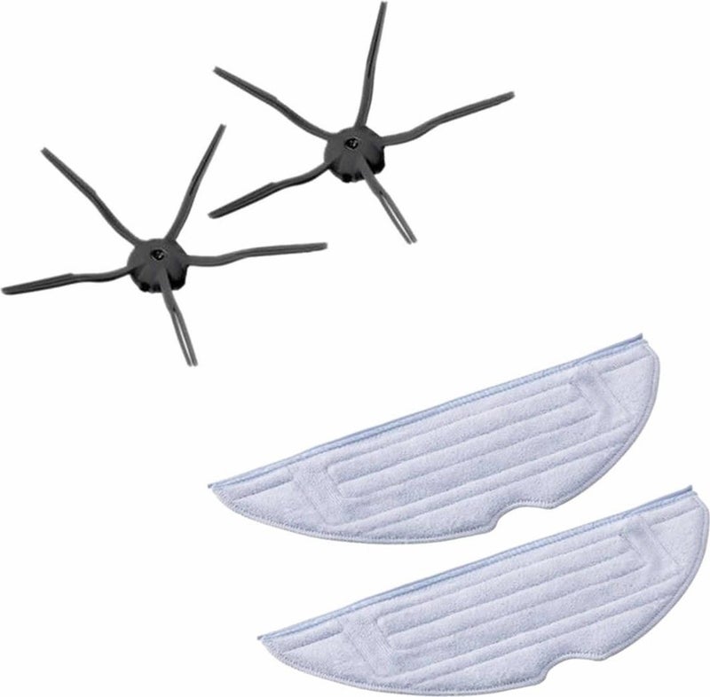 Roborge Roborock S7 Max V Ultra Robot Vacuum Cleaner Compatible 4-Piece Spare Parts Set 