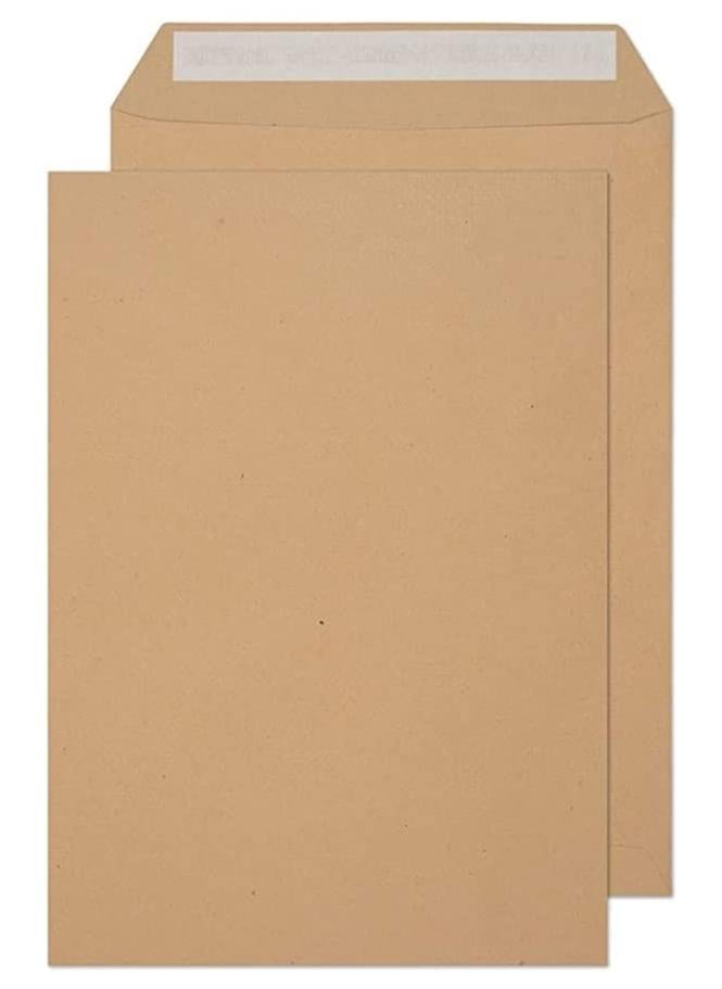 MARKQ مظاريف بنية مقاس A4، ظرف بريدي ذاتي الغلق مقاس 324 × 229 مم لنشر البريد والمكتب المنزلي والتجارة الإلكترونية، 80 جرامًا للمتر المربع، حزمة من 50 - Image 1