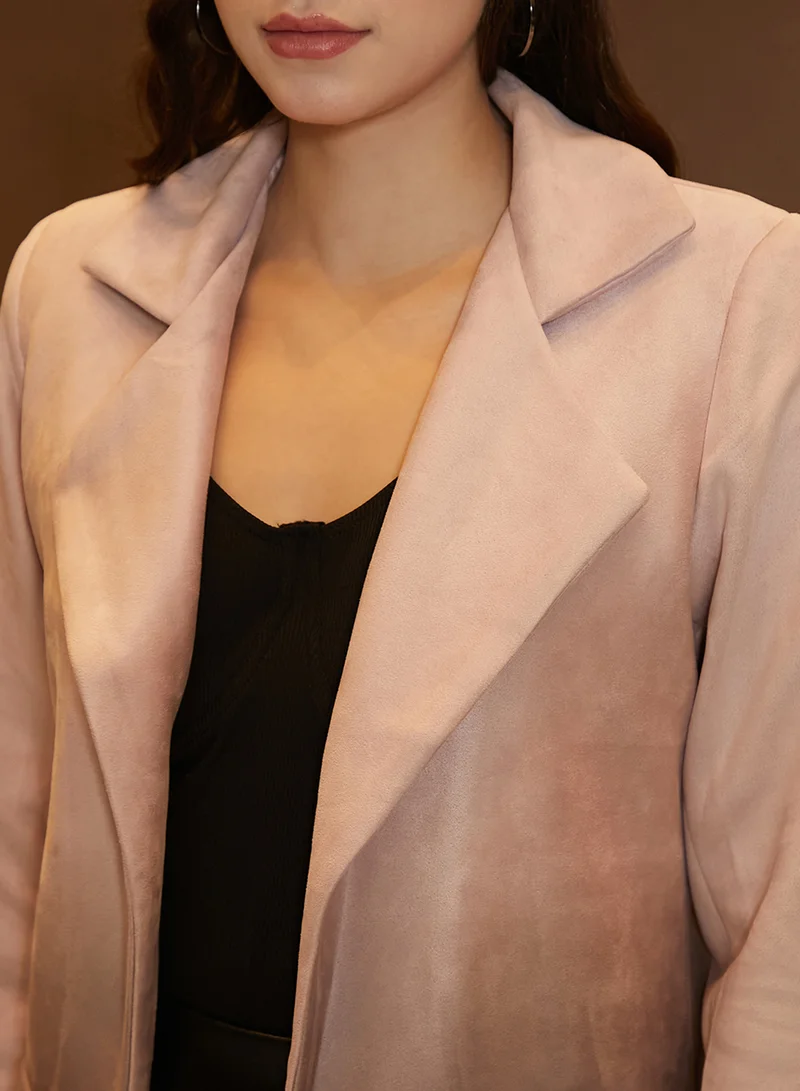 كامبوس سوترا Women's Blush Purple & Plum Purple Ombre Long Coat