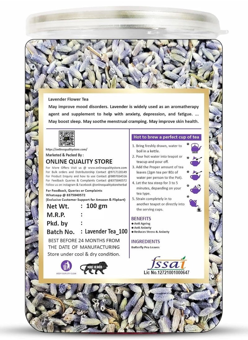 Online Quality Store Combo Pack of Chamomile Flower Tea 100g Lavender Tea 100g  Chamomile Tea and Lavender Herbal Tea Boost Immunity Detox Tea Sleep Tea and Stress Relief  - Image 4