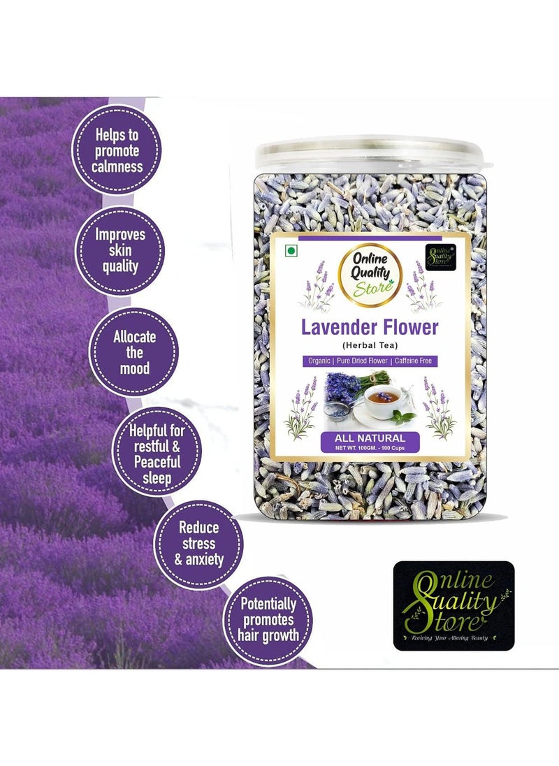 Combo Pack of Chamomile Flower Tea 100g Lavender Tea 100g  Chamomile Tea and Lavender Herbal Tea Boost Immunity Detox Tea Sleep Tea and Stress Relief