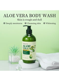Kormesic Aloe Vera Body Wash - 500ml Soothing & Hydrating Body Wash  - Image 2