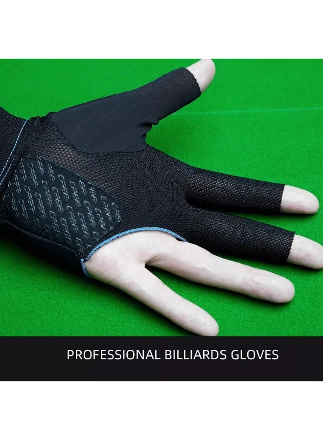 CPBA CBA 3-finger billiard glove for left hand, durable with double stitching, popular sports glove for men and women - Image 3