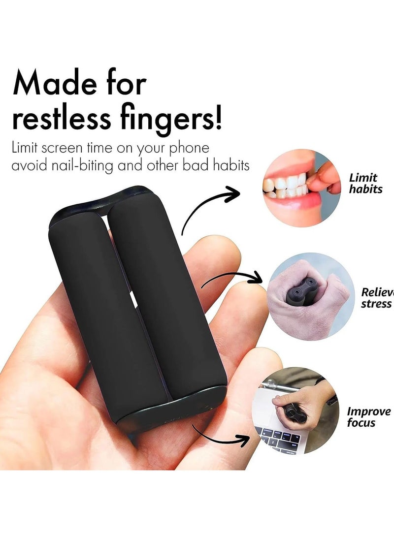 عام ألعاب مضغطة صامتة لتعزيز التركيز وتخفيف التوتر - تساعد في تطوير المهارات الحركية الدقيقة وتهدئة عادة قضم الجلد والأظافر - مقاسها مثالي للأيدي الصغيرة، ألعاب حسّية هادئة. - Image 2