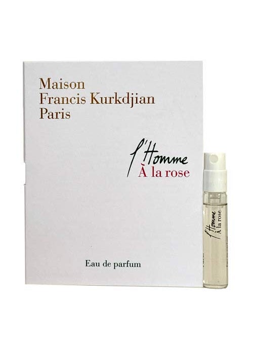 MAISON FRANCIS KURKDJIAN - Maison Francis Kurkdjian LHomme A La Rose EDP Vial Spray 2ml  006 fl oz - Image 1