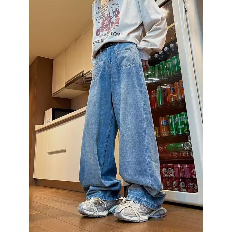 Unisex Casual Daily Denim Jeans - Image 5