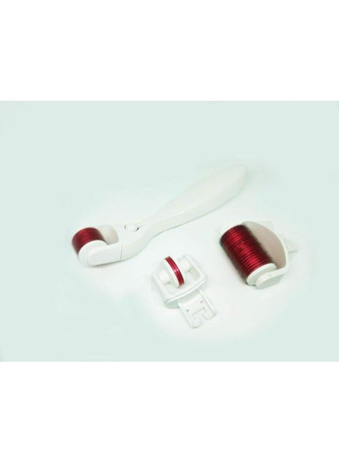 MXU 4-in-1 Meso Derma Roller Kit – Microneedle Skin Therapy Tool with Replaceable Heads (0.5mm, 1.0mm, 1.5mm) – For Eye Area, Fine Lines, Scars, Stretch Marks, and Skin Rejuvenation – Facial & Body Use - Image 4