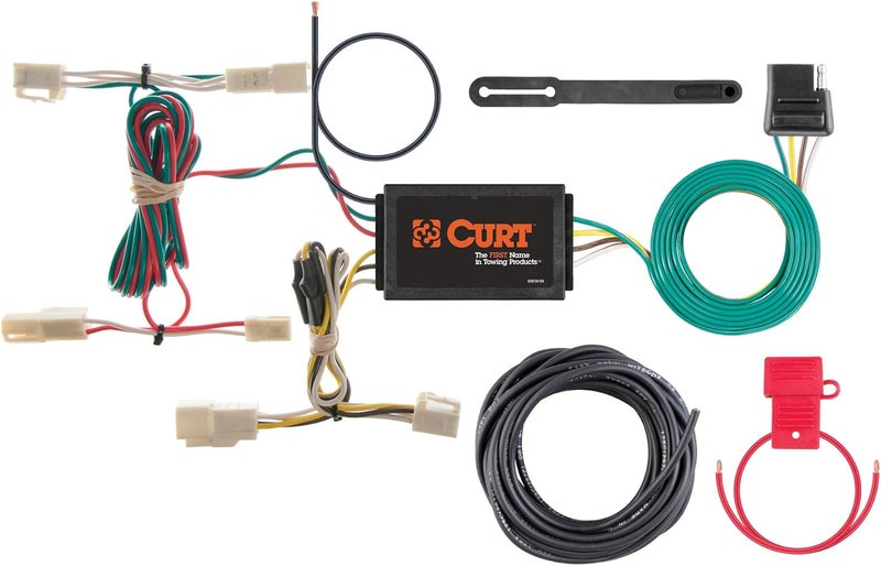 CURT 55563 Custom 4-Pin Trailer Wiring Harness for Lexus RX330/RX350 - Image 1