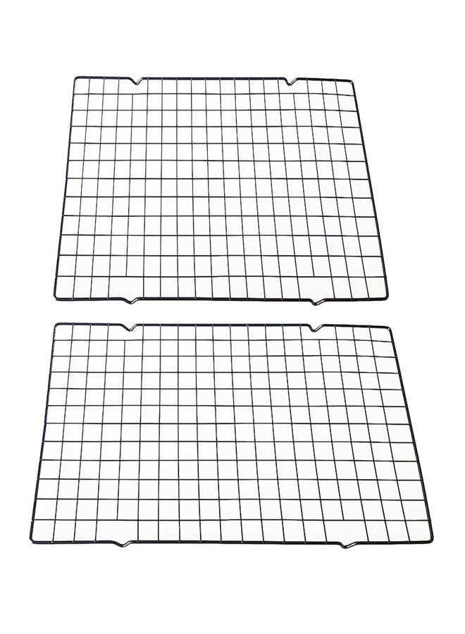 HLCM 15.7''x9.8' Multi-Functional Cooling Racks -2PCSBaking Cooling Racks - Cookie Cooling Racks for Kitchen, Great for Cooling Biscuits/Bread/Paper Cups Cakes (2PCS 15.7''x9.8'') - Image 1