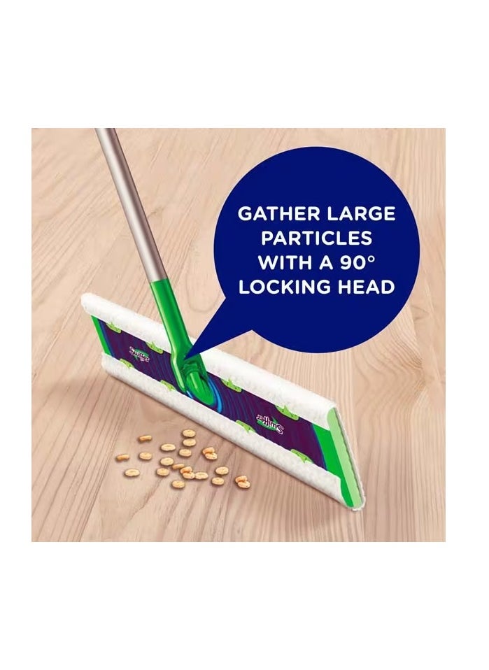 Swiffer 2-in-1 X-Large Sweeper Kit, Multi-Surface Kit for Floor Cleaning, includes - 10 Refills, 7 Dry Cloths, 3 Wet Pads.