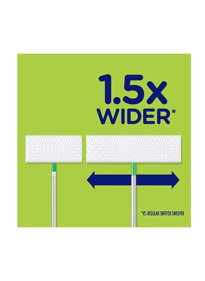 Swiffer 2-in-1 X-Large Sweeper Kit, Multi-Surface Kit for Floor Cleaning, includes - 10 Refills, 7 Dry Cloths, 3 Wet Pads.