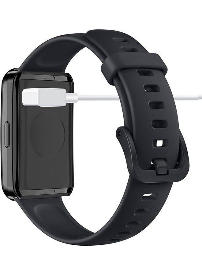 HY 2 Pack TPU Sceen Protector Case Cover Compatible for Huawei Band 9/Band 8 (Black+Clear)  - Image 5