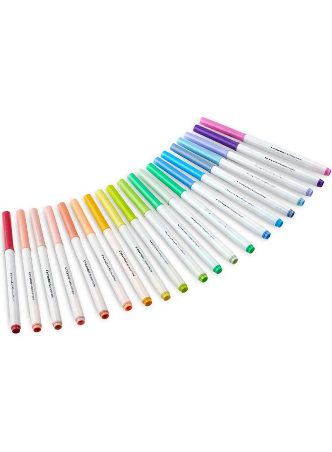 Crayola أقلام ماركر قابلة للغسل، نصائح سوبر، 20 قطعة - Image 2