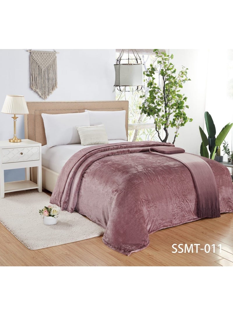 Moon 1 Piece Soft Bed Polyester Blanket single Size 150*200 cm  - Image 1
