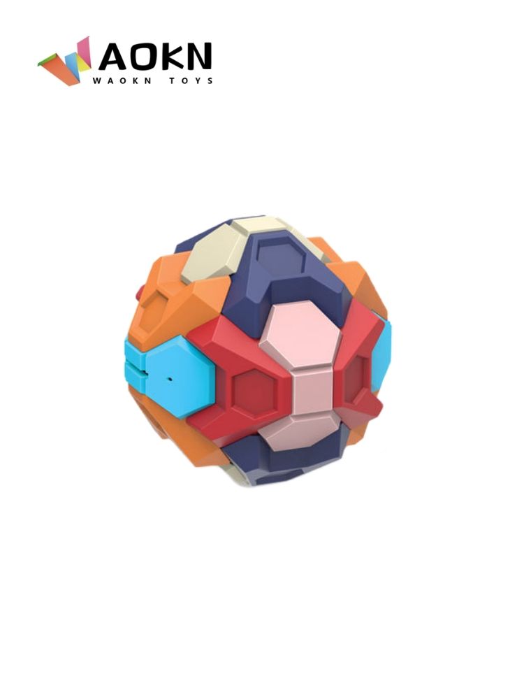 WAOKN Puzzle Piggy Bank Kid Creative Ball Assembled Building Blocks Coin Collection Children's Day Gift Room Decoration Money Box 
