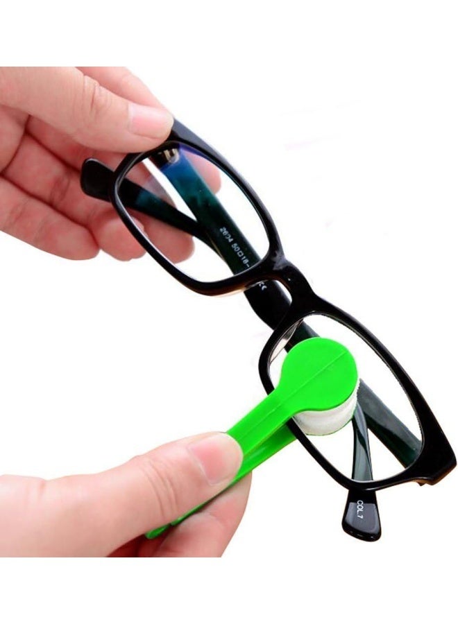 ٥ قطع صغيرة من منظف النظارات الشمسية المصنوع من الألياف الدقيقة، فرشاة ناعمة، أداة تنظيف، منظف نظارات صغير من الألياف الدقيقة، مشبك تنظيف (ألوان عشوائية) - Image 4