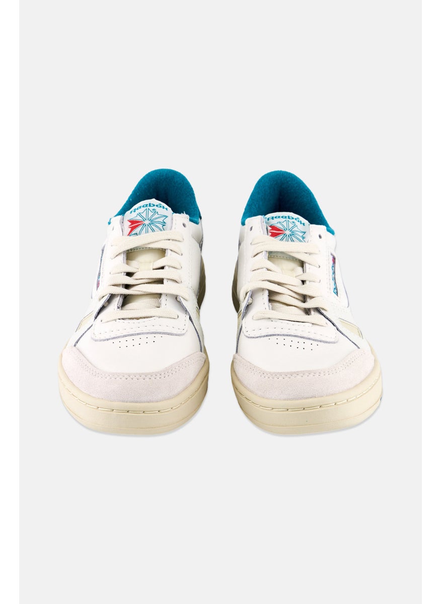 Reebok Men  Lt Court Lace Up Tennis Shoes, Off White  - Image 4