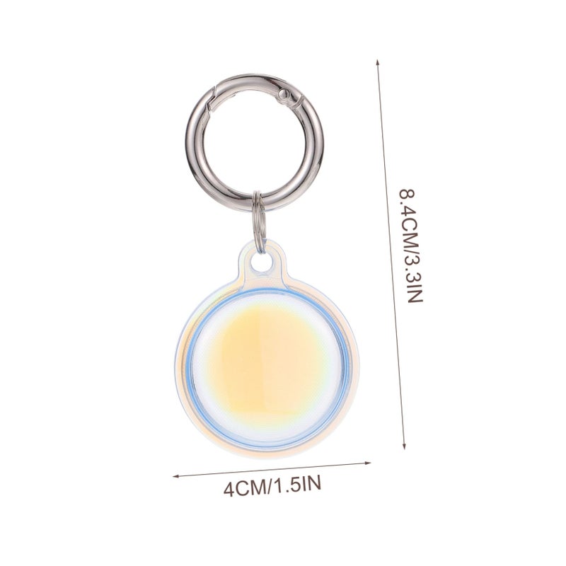 Transparent TPU Protective Case With Keychain For Airtags Pet Tracking Anti Lost - Image 2