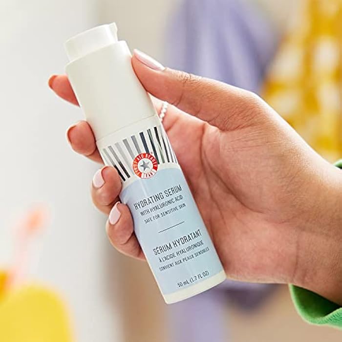 First Aid Beauty - Hydrating Serum with Hyaluronic Acid, Provides 24 Hours of Hydration, Lightweight Formula with Squalane & Colloidal Oatmeal, Safe for Sensitive Skin, 1.7 oz - Image 4