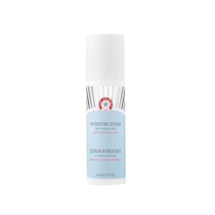 First Aid Beauty - Hydrating Serum with Hyaluronic Acid, Provides 24 Hours of Hydration, Lightweight Formula with Squalane & Colloidal Oatmeal, Safe for Sensitive Skin, 1.7 oz - Image 1