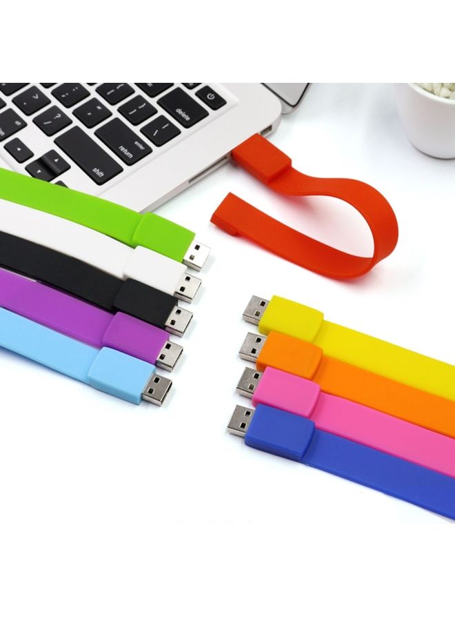 BURAQ MicroDrive 32GB USB 2.0 Fashion Bracelet Wristband U Disk (Purple)  - Image 3