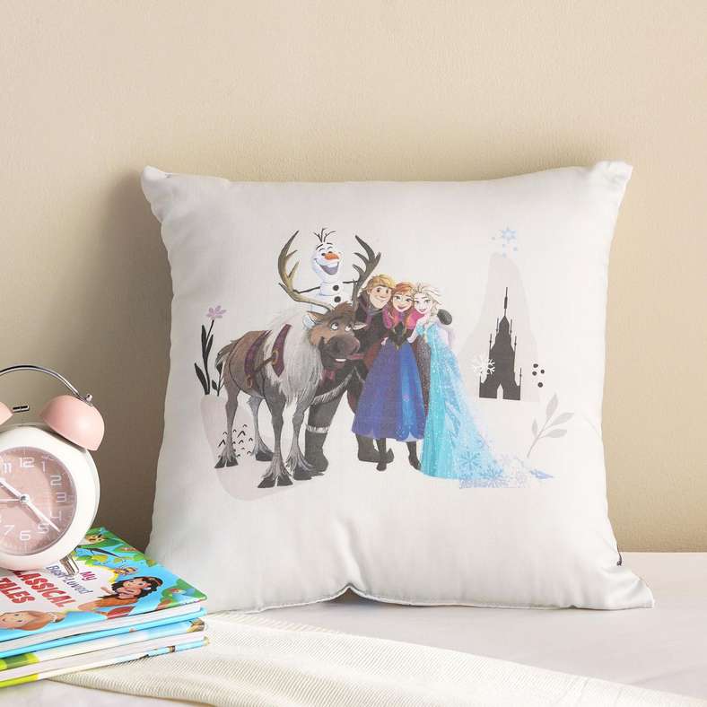 Pan Home وسادة شخصيات فروزن للأطفال - بيضاء