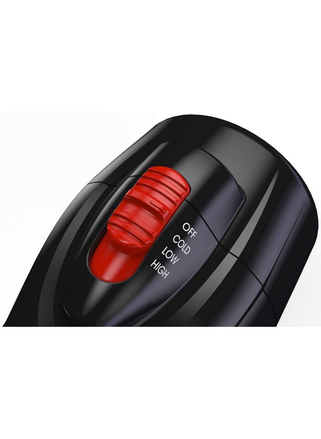 Red by Kiss - RED by Kiss Handle-Less 2200W Ceramic Tourmaline Hair Dryer, 3 Heat Settings, Pro Blow Dryer with Comb Attachment, Ionic for Frizz-Free Shine, Detangler & Straightening for 4C - Image 1