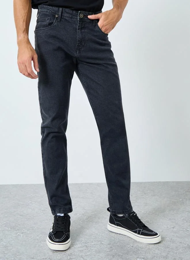 Styli Cotton Stretch 5-Pocket Slim Fit Jeans
