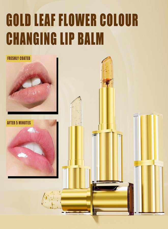 FYEBOO Gold Crystal Ph Lipstick Temperature-Sensitive Color Changing Lipstick, Long-Lasting Moisturizing Formula & Plumping Effect Transfer-Proof Lip Balm (02# Silver) - Image 3