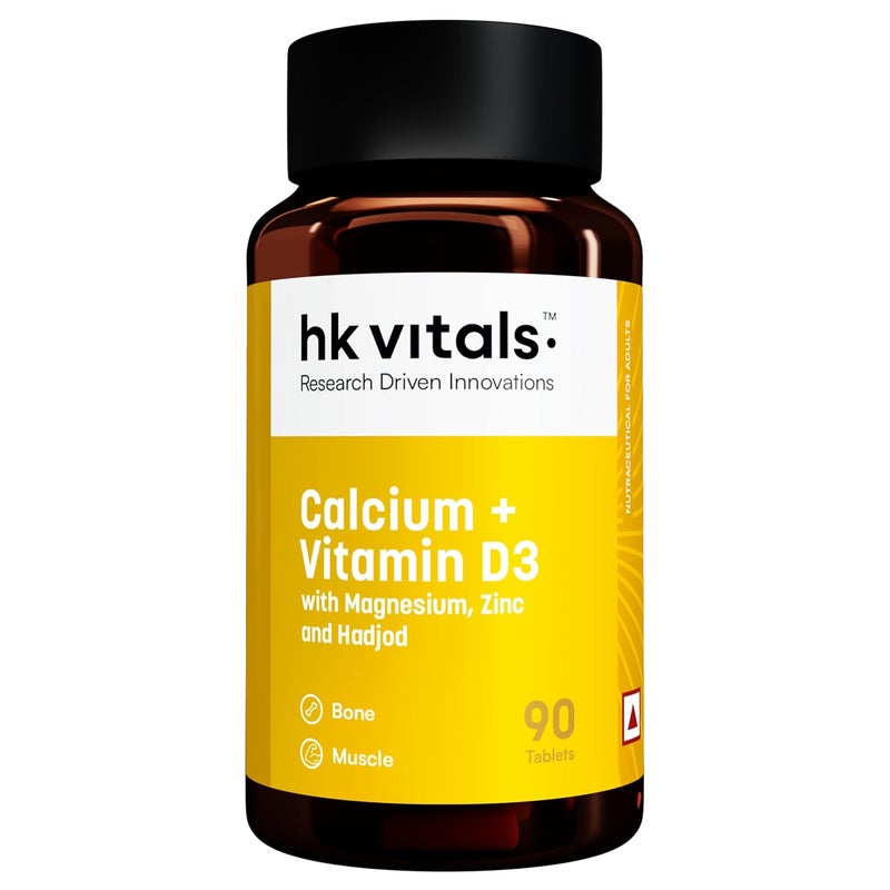 hk vitals Calcium + Vitamin D3 Supplement For Women & Men - Image 1