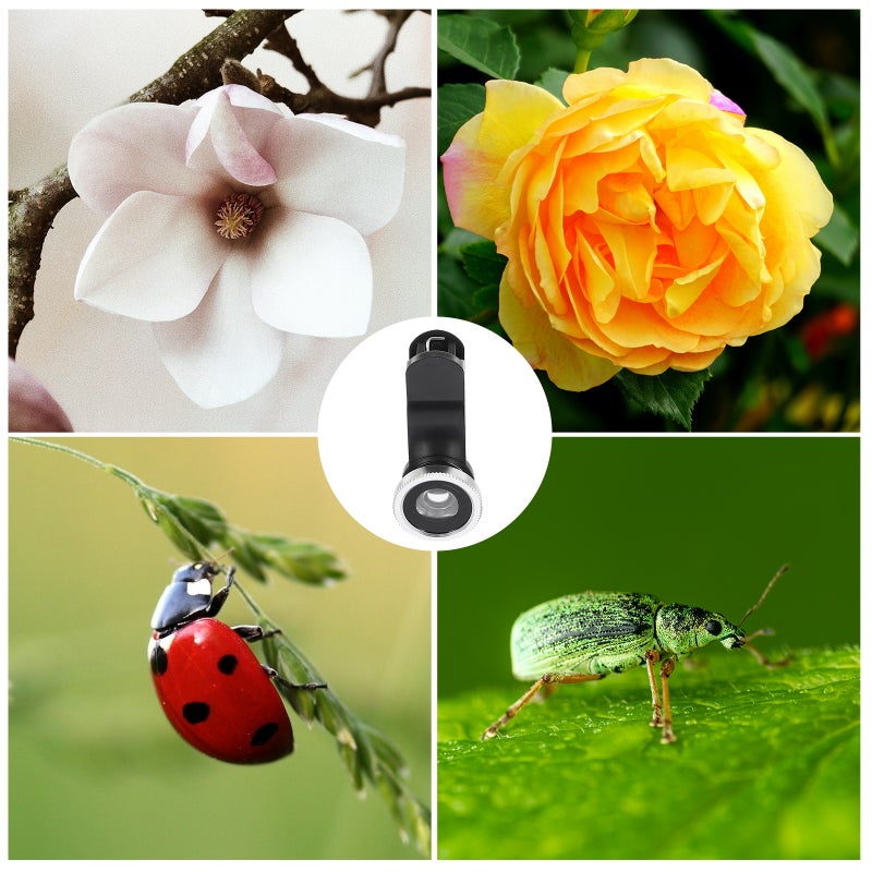 4 Sets Phone Camera Lens Multipurpose Fish Eye Marco Wide Angle Phone Lens Kit - Image 2