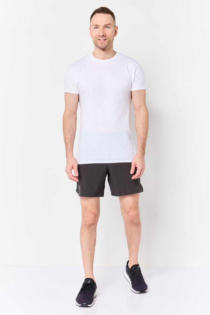 UNDER ARMOUR Men Sportswear Fit Brand Logo Training Shorts, Grey - Image 2