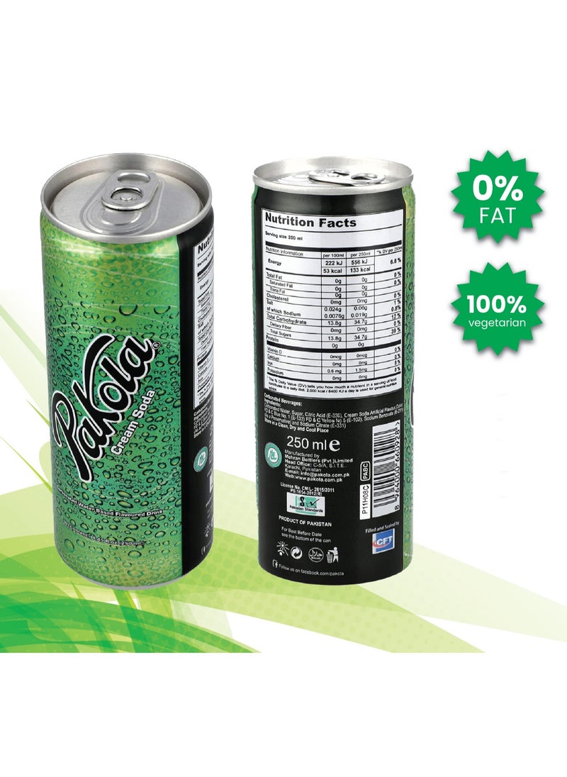 Pakola - Pakola Ice Cream Soda Soft Drink Can 250ml - Image 1