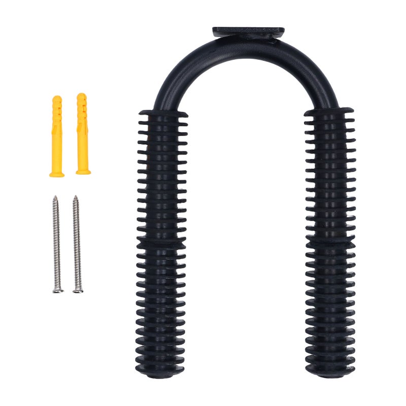 Kayak Paddles Storage Rack Wall Mount Sturdy Metal Oar Holder Hanger for Paddle Board Canoe Dragon Boat Paddles Black - Image 1