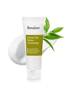 BONAJOUR Green Tea Natural Pores Foam Cleanser  The Best Facial Wash for Acne  Oily skin 51Floz