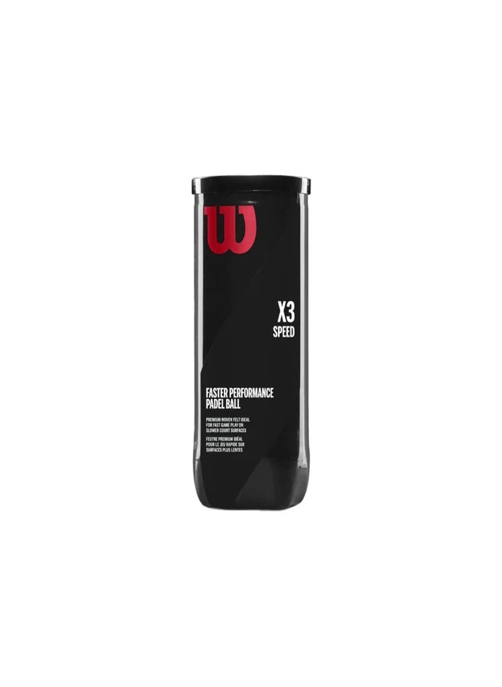Wilson - Wilson X3 SPEED FASTER PERFORMANCE Padel Balls - Image 1