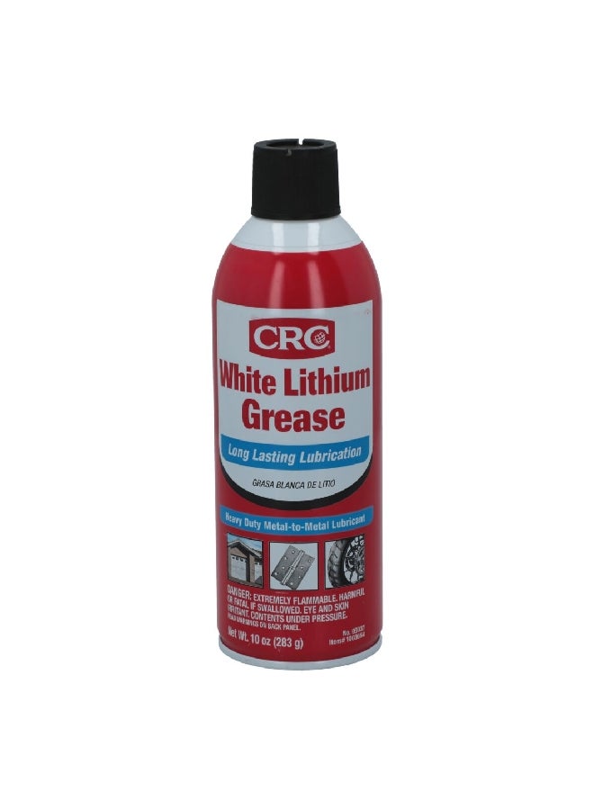 CRC Long Lasting Heat and Water Resistance Lithium Grease Lubrication 10 oz 05037 