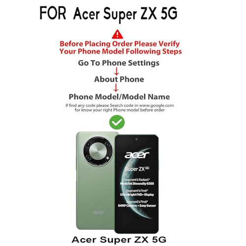 Casotec Flip Cover Compatible with Acer Super ZX 5G | Premium Leather Finish | Inbuilt Pockets & Stand | Flip Cover Back Case for Acer Super ZX 5G (Green) - Image 2