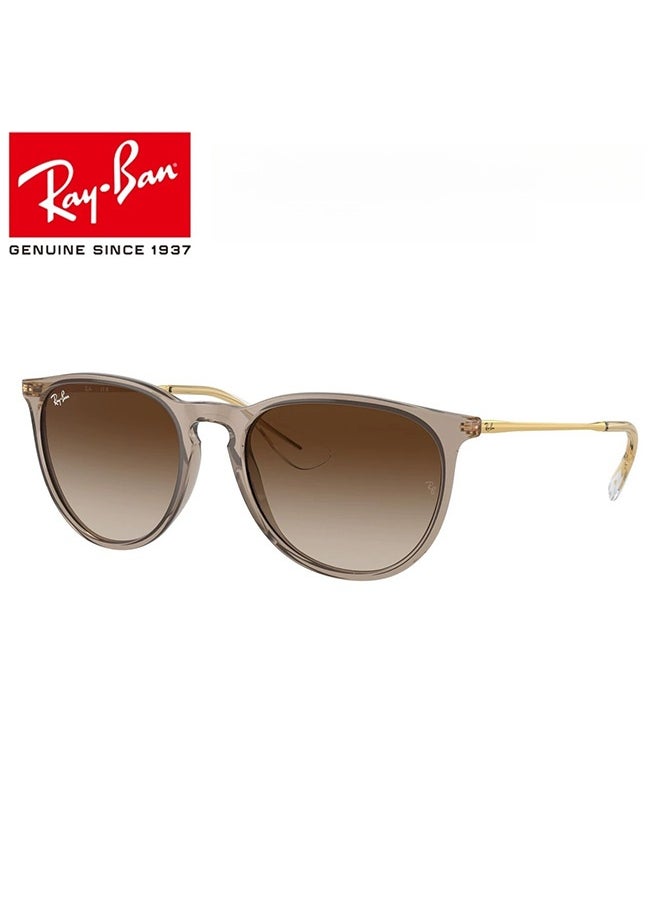 RayBan Pantos Men's and Women's Sunglasses 0RB4171F Transparent Light Brown Frame Gradient Brown Lenses 54mm