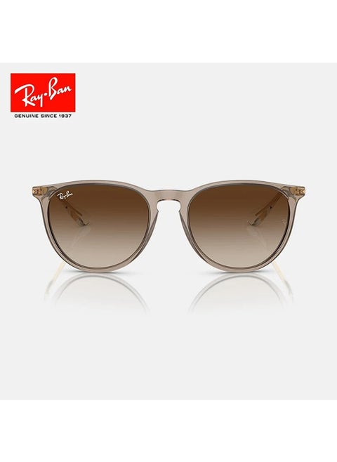 RayBan Pantos Men's and Women's Sunglasses 0RB4171F Transparent Light Brown Frame Gradient Brown Lenses 54mm