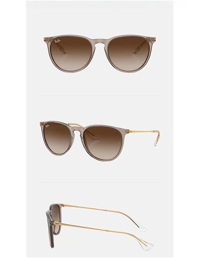 RayBan Pantos Men's and Women's Sunglasses 0RB4171F Transparent Light Brown Frame Gradient Brown Lenses 54mm