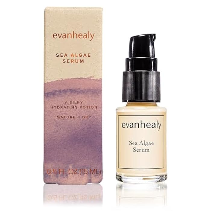 evanhealy Sea Algae Anti Wrinkle Serum for Sensitive Skin | Lightweight Firming Face Serum Anti Aging | Facial Serum with Hyaluronic Acid & Botanical Extracts - Image 2