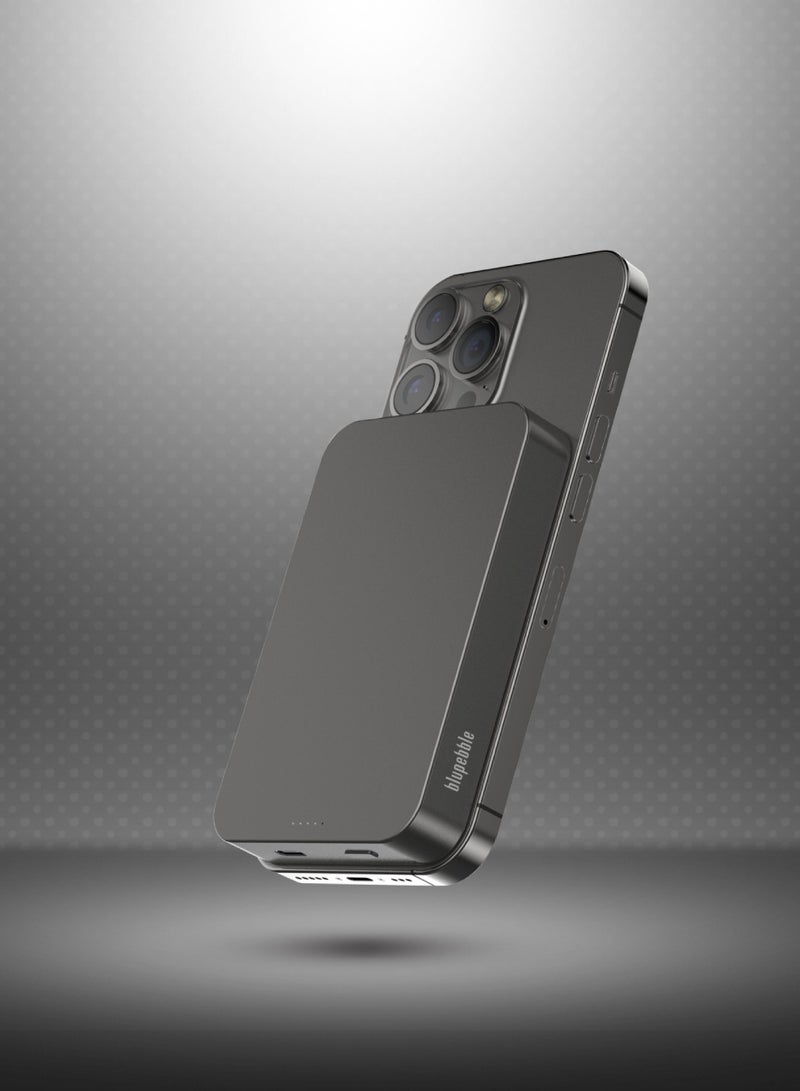 blupebble بنك طاقة لاسلكي 15 وات Core Pod Max 10000 مللي أمبير في الساعة Magsafe - Image 5