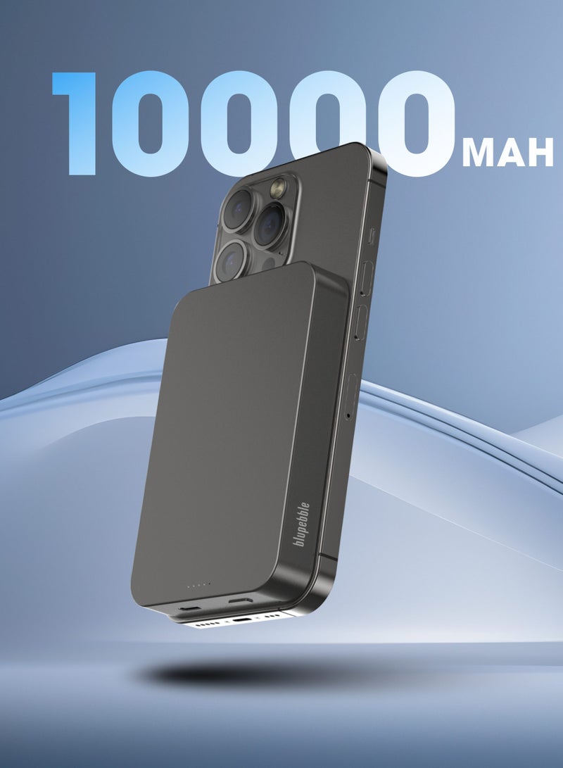 blupebble بنك طاقة لاسلكي 15 وات Core Pod Max 10000 مللي أمبير في الساعة Magsafe - Image 4