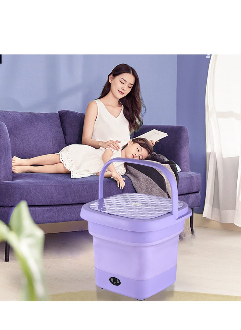 Portable Folding Washing Machine for Clothes Socks Underwear Mini Electric Barrel Laundry Cleaning Machines Centrifugal Washer for Travel Dormiotry Office - pzsku/ZAC9987CF74003837729AZ/45/_/1734075799/5180beee-c53d-4551-96a8-55e959470053